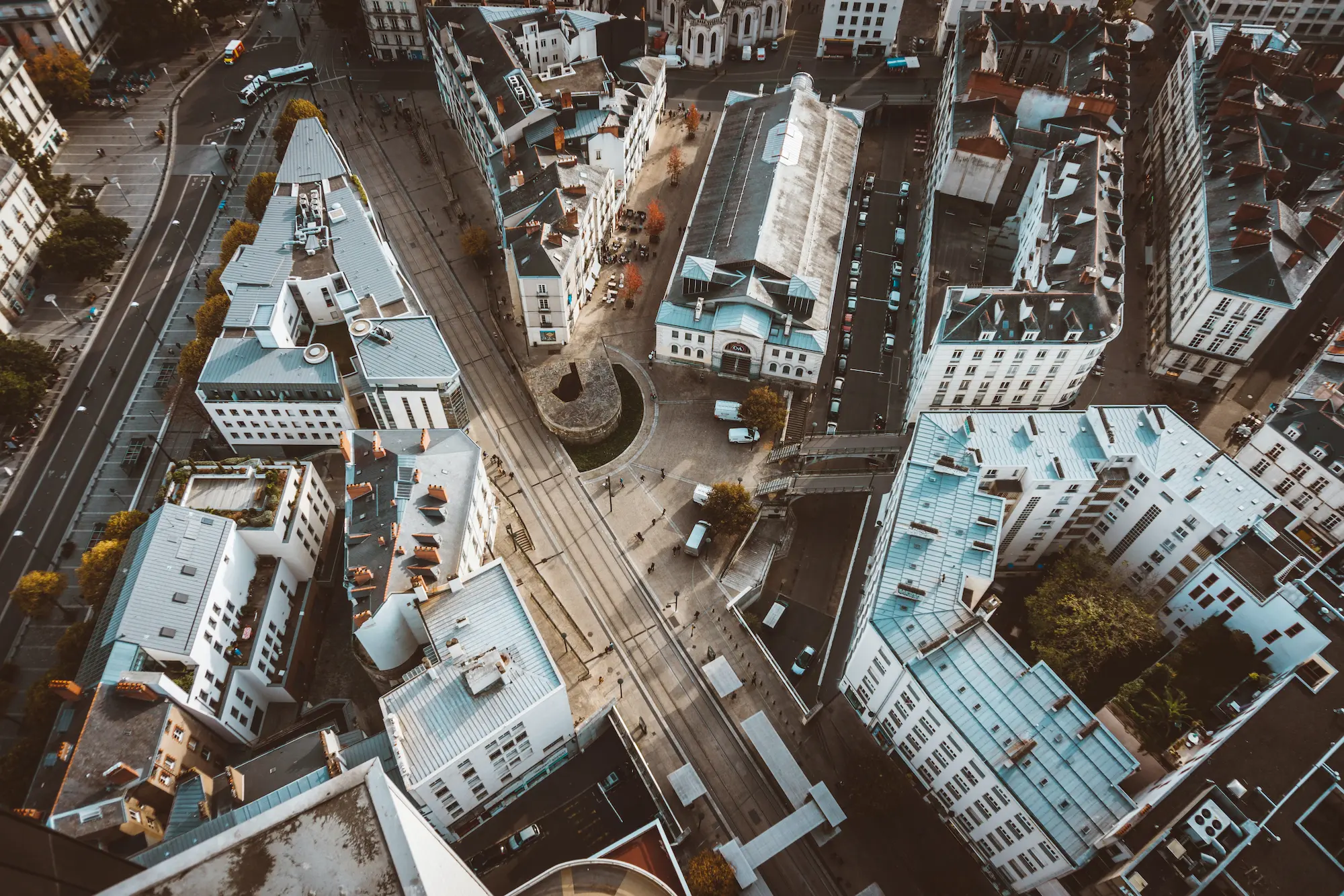 Photo de Nantes vue du ciel